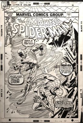 John Romita Sr Gil Kane - Amazing Spider-Man 143 Cover