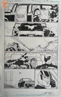 John Romita Jr. Danny Miki | All-Star Batman 3 Pg 10 (Dc, 2016) Road Trip | Will’s Comic Art Page