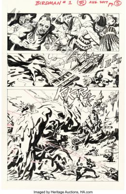 Steve Rude | Future Quest Presents: Birdman Issue 5 Page 5 | Albert Moy