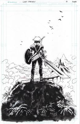 Maxi Dallo | Lost Fantasy Cover Issue 05 Page Cover B | Splash Page