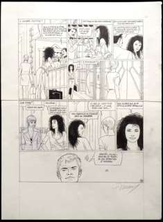 Renaud - Planche originale (p.27) - Jessica Blandy Tome 23 - La Chambre 27 | Catawiki