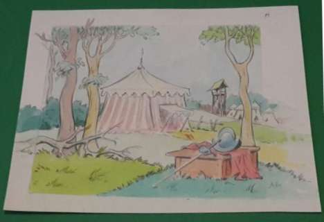 Vandersteen, Willy - Originele werktekening in kleur - De zingende  kaars - (ca. 1976) | Catawiki