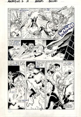 Paul Abrams Maria Beccari | Mantra Spear of Destiny - 1995 Ultraverse / Malibu Issue 2 Page 19 | Catskill Comics