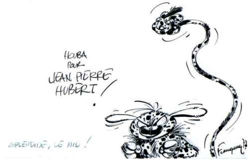 Franquin | Le Marsupilami furieux. Dessin Ã  l’encre de Chine noire sur papier, | Tessier Sarrou