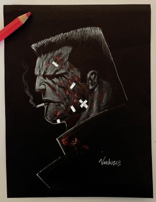 Javier Verduzco | Sin City Marv Sketch by Verduzco | Raremarq (Buy It Now)