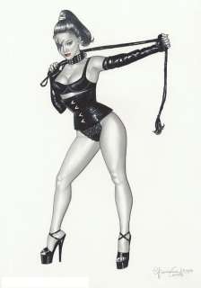 Casotto, Giovanna - Original illustration "Pin-Up Star" | Catawiki