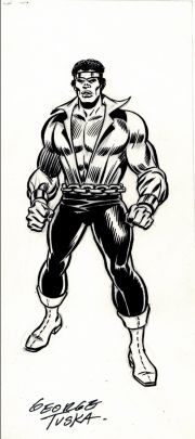 George Tuska , John Romita Sr. | Powerman 1970S Detailed Merchandising Pinup | Romitaman