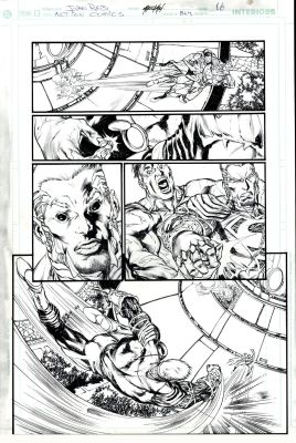 Ivan Reis, Marcelo Campos | Action Comics #824 P 16 (Superman Battles Preus Throughout!) 2004 | Romitaman