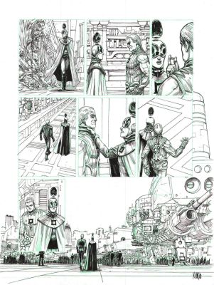 Henrichon Niko | Planche originale 36 des META-BARON Tome 4 | Galerie Napoléon