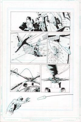 Daredevil #8 P.11 - Black Cat & Daredevil - Signed - 2012 | Anthony’s Comic Book Art