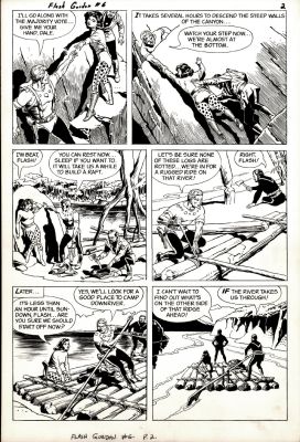 Reed Crandall | Flash Gordon #6 P 2 (Only Large Art Crandall Flash Gordon Story! Flash, Dale, & Zarkov!) 1967 | Romitaman