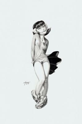 Richard Moore | Short Strokes (Published Erotic Book Pinup) 2000 | Romitaman