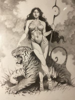 Sun Khamunaki original sketch art Princess Dejah Thoris comic art Beautiful | eBay US