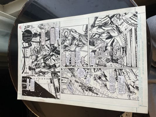 Denys Cowan, Mike Manley | Deathlok #6 P.21 - All Deathlok Large Art - 1991 | Anthony’s Comic Book Art