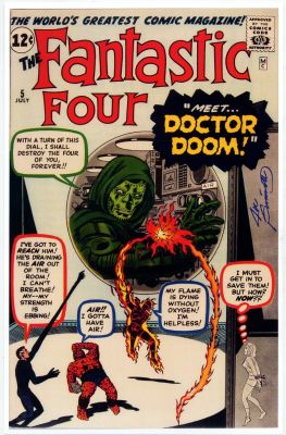 Joe Sinnott | Fantastic Four Print - Signed By Joe Sinnott Issue 5 | Catskill Comics