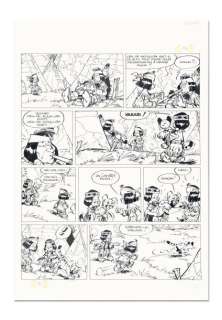 Derib | YAKARI. Le grand aigle. Planche 9 pour cette première... | Coutau Bégarie