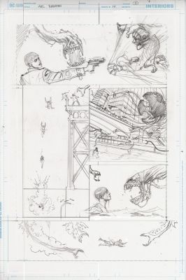 Juan Ferreyra | Absolute Superman Issue 17 Page 03 Pencils | ComiConArt