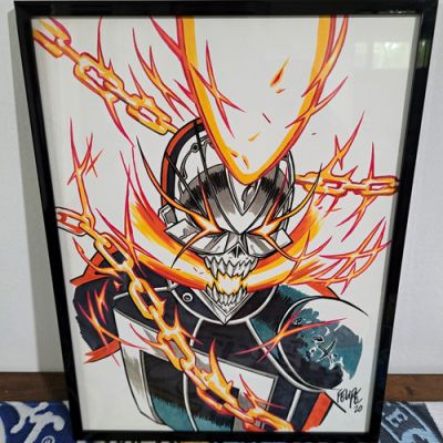 Original Art by Felipe Smith Ghost Rider (Robbie Reyes) | eBay US (Buy It Now)