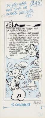 Frank Pe L’élan... | FRANK PE L’élan Dessin original pour une illustration... | Vermot et Associés