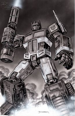 Julius Abrera | Optimus Prime | Next Comic Art