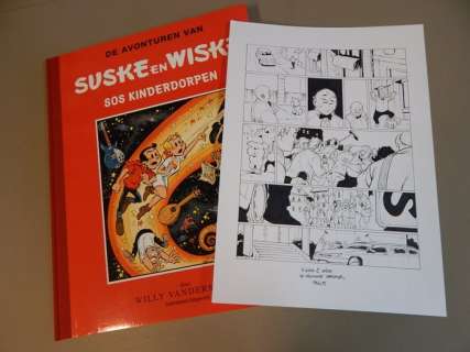 Molenaar, Romano - Originele pagina + luxe groot formaat - Suske en Wiske - De Irritante Imitator - SOS kinderdorpen - (2016) | Catawiki