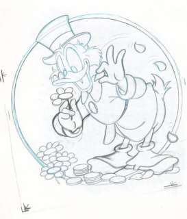 Walt Disney | Oncle Picsou, projet de couverture original Ã  la mine de… | Septimus