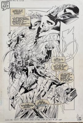 Adam Kubert - Wolverine 75 Page 4 Splash