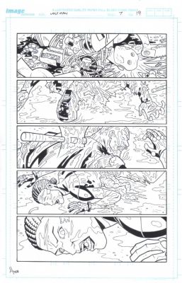 Jason Howard | Astounding Wolfman Issue 7 Page 19 | Splash Page