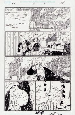 John Romita Jr. | Amazing Spider-Man #39 Pg.1 - Interior Page - Signed | Anthony’s Comic Book Art