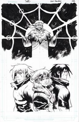 Maxi Dallo | Lost Fantasy Cover Issue 09 Page Cover D | Splash Page