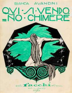 Veneziani Ubaldo Cosimo - "Chimeras are sold here", 1921 | Urania Casa d’Aste