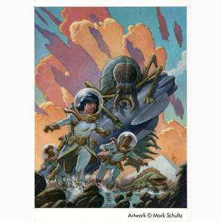 Mark Schultz | Carbon 4 cover (The Tidepools of Mars) | Flesk