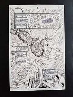 Paul Guinan - Original Art Splash Page - Chronos #8 - Page 1 - (1998) 