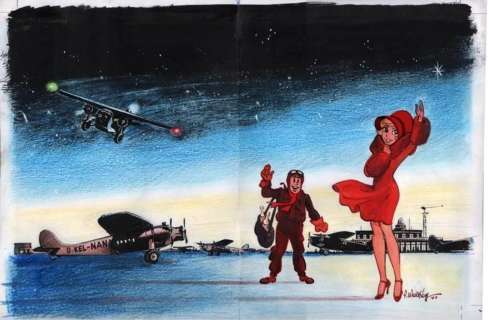 Lot 304 - Walthéry. Illustration. Couverture journal Spirou