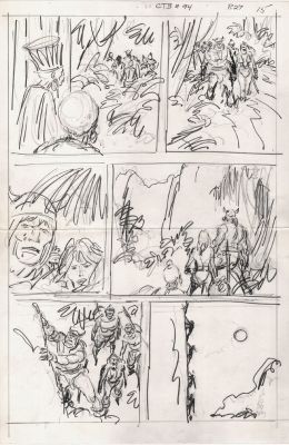 John Buscema | Conan the Barbarian #94 P 15 (11 X 17 Inch Bronze Age Prelim) | Romitaman