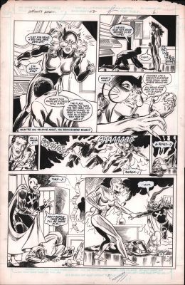 Lou Manna, Tony Dezuniga | Infinity Inc Annual #2 P.6 - Wildcat, Mister Bones, Mekanique - 1988 | Anthony’s Comic Book Art