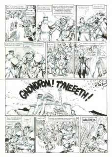 Mourier. Planche originale Trolls de Troy | BDEnchères