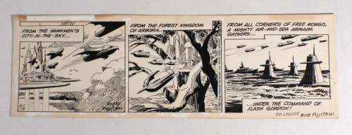 Flash Gordon Daily Comic Strip Original Artwork | Bruneau & Co. Auctioneers