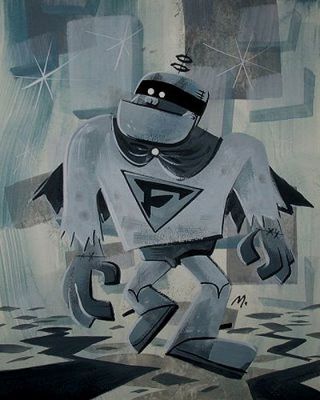 Scott Morse | Frankenstein Jr. Painting | Romitaman