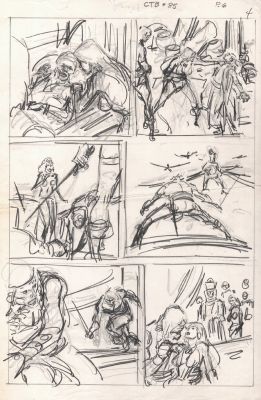 John Buscema | Conan the Barbarian #85 P 6 (11 X 17 Inch Bronze Age Prelim) | Romitaman