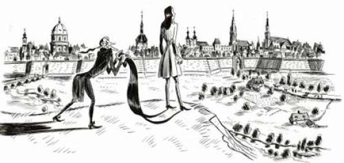 DANIEL CASANAVE - lot 361 - Chamisso, L‘homme qui a perdu son ombre, dessin…