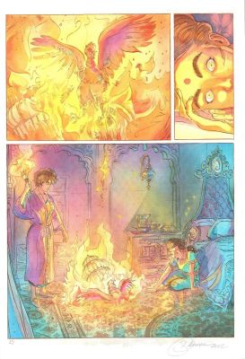 Salomone Paul | Planche originale 25 de Celle qui fit le bonheur des insectes par Paul SALOMONE | Galerie Napoléon