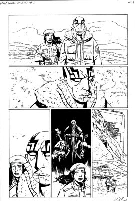 Guy Davis | B.P.R.D.: Garden of Souls #1 P 9 (Abe Sapien & Liz Sherman Throughout Entire Page!) 2006 | Romitaman
