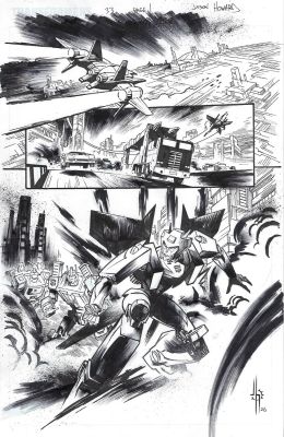 Jason Howard | Transformers (2023 Image) Issue 33 Page 01 | Splash Page