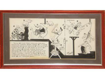 Rube Goldberg Original Cartoon Panel | Weiss Auctions