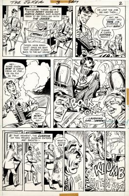 Ernie Chan, Jose Luis Garcia Lopez | The Joker #3 P 2 (Great Garcia-Lopez Inks! the Joker Beats Up Guards & Steals a Clown Mask From a Museum!) 1975 | Romitaman