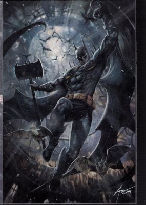 Rudy Ao | Absolute Batman Acrylic Painting - Signed 2025 | Anthony’s Comic Book Art