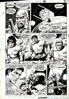 Ricardo Villagran, Tom Sutton | Star Trek #47 P 2 (Romulans Blast the Star Fleet Ship & Crew!) 1987 | Romitaman