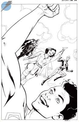 Ryan Sook | Action Comics Issue 1098 Page Cover | Felix Comic Art