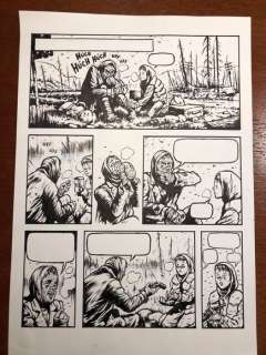 Kriek, Erik - Original page - â€œDe wegâ€ (the Road) (written by American author Cormac McCarthy)  - (2008) | Catawiki